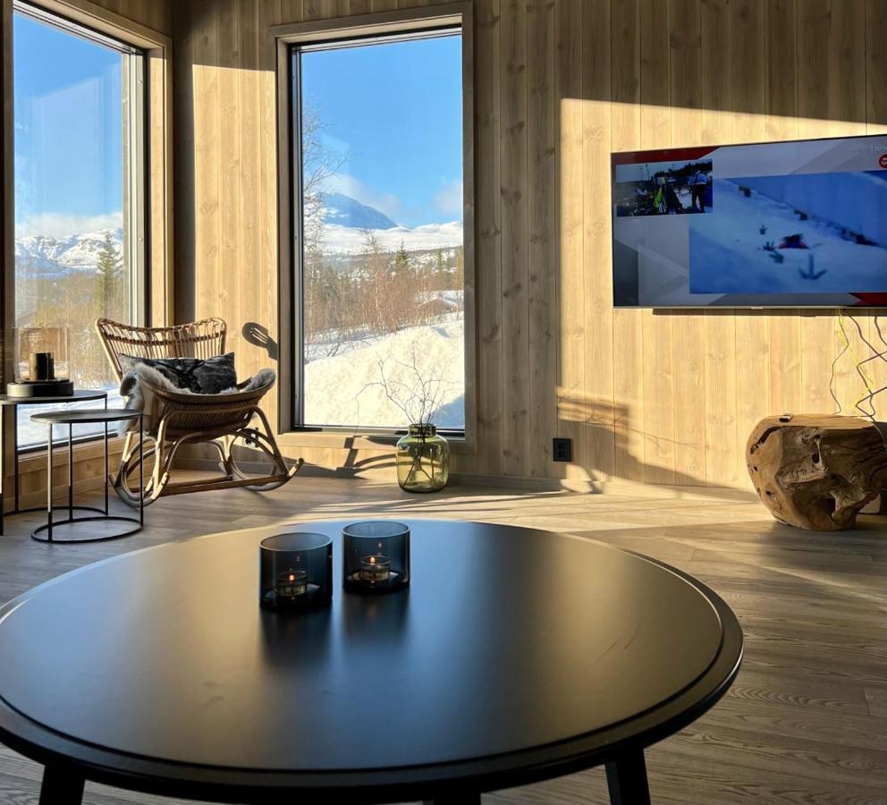 Brand New Cabin On The Sunny Side Of Gaustatoppen With A Great View Tuddal Ngoại thất bức ảnh