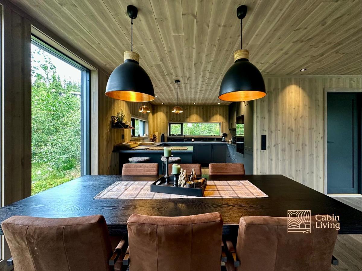 Brand New Cabin On The Sunny Side Of Gaustatoppen With A Great View Tuddal Ngoại thất bức ảnh
