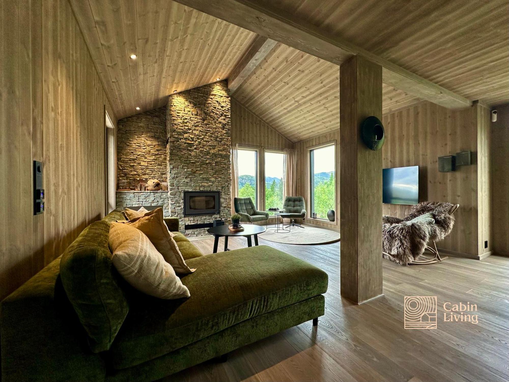 Brand New Cabin On The Sunny Side Of Gaustatoppen With A Great View Tuddal Ngoại thất bức ảnh
