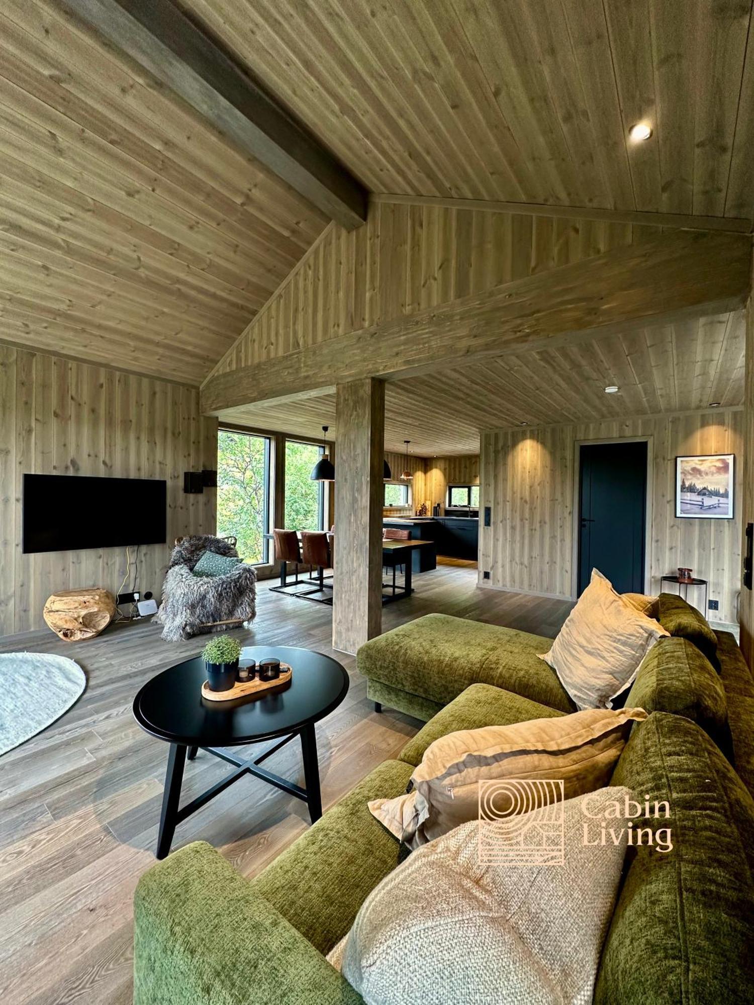 Brand New Cabin On The Sunny Side Of Gaustatoppen With A Great View Tuddal Ngoại thất bức ảnh