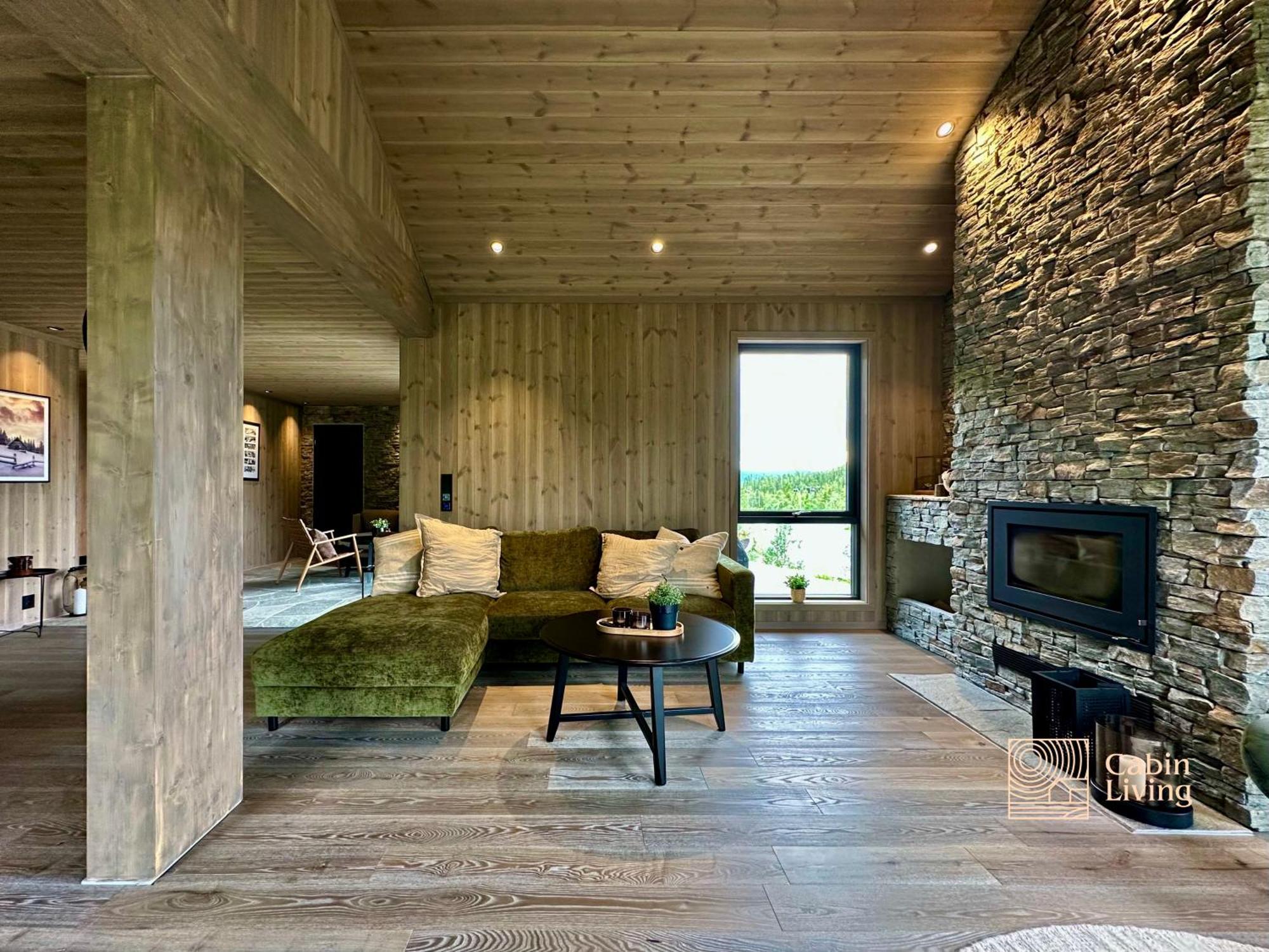 Brand New Cabin On The Sunny Side Of Gaustatoppen With A Great View Tuddal Ngoại thất bức ảnh