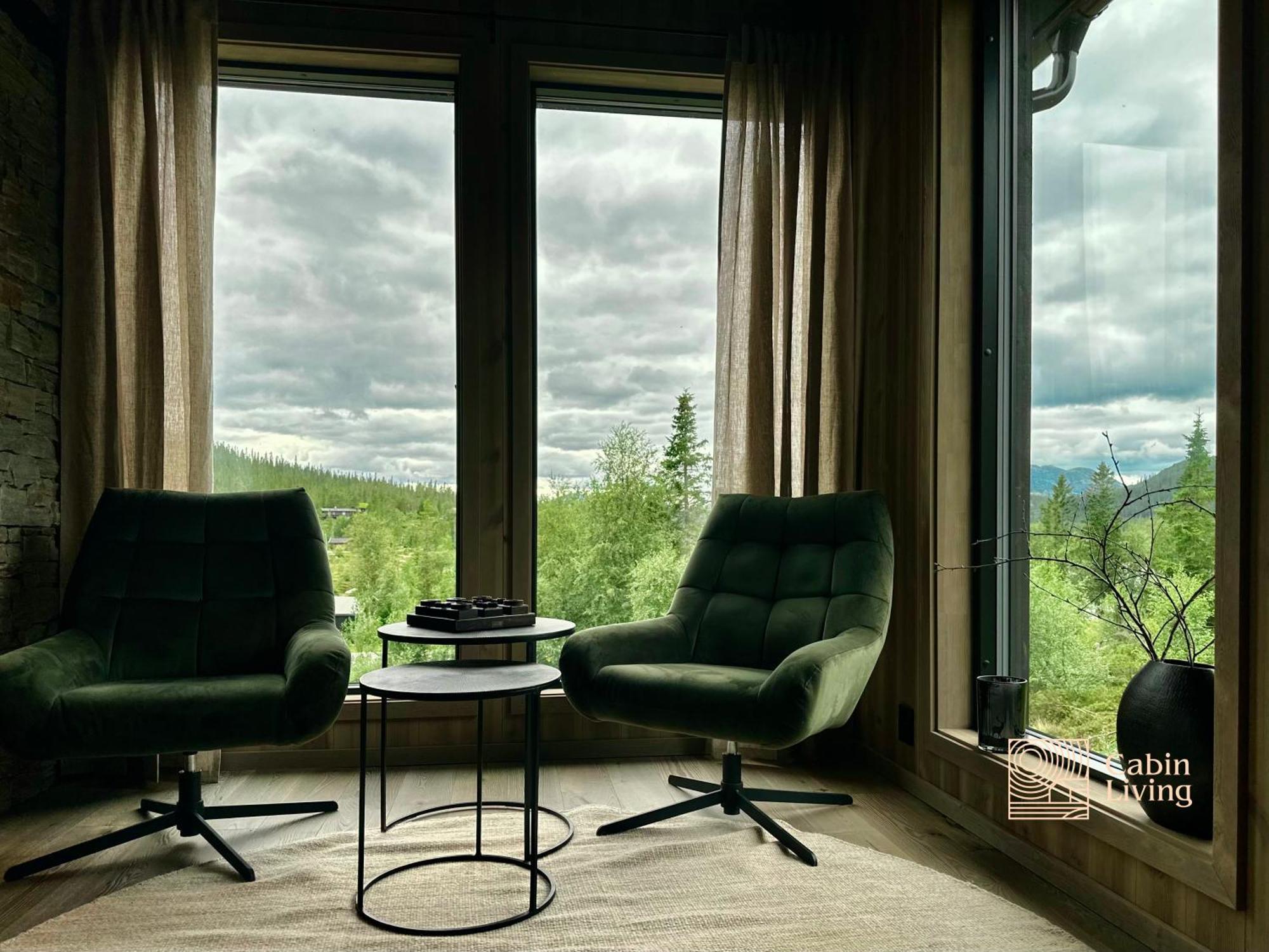 Brand New Cabin On The Sunny Side Of Gaustatoppen With A Great View Tuddal Ngoại thất bức ảnh