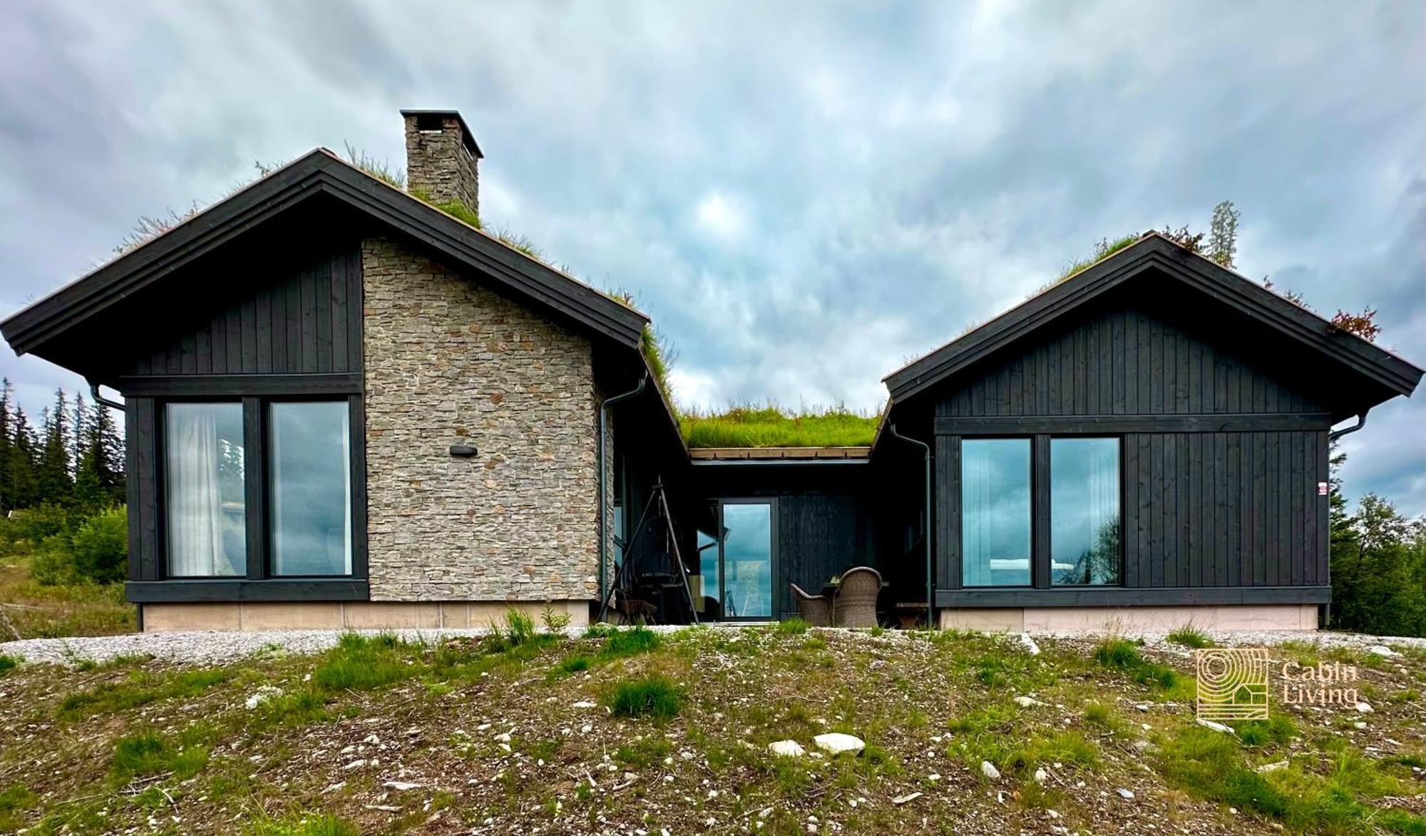 Brand New Cabin On The Sunny Side Of Gaustatoppen With A Great View Tuddal Ngoại thất bức ảnh