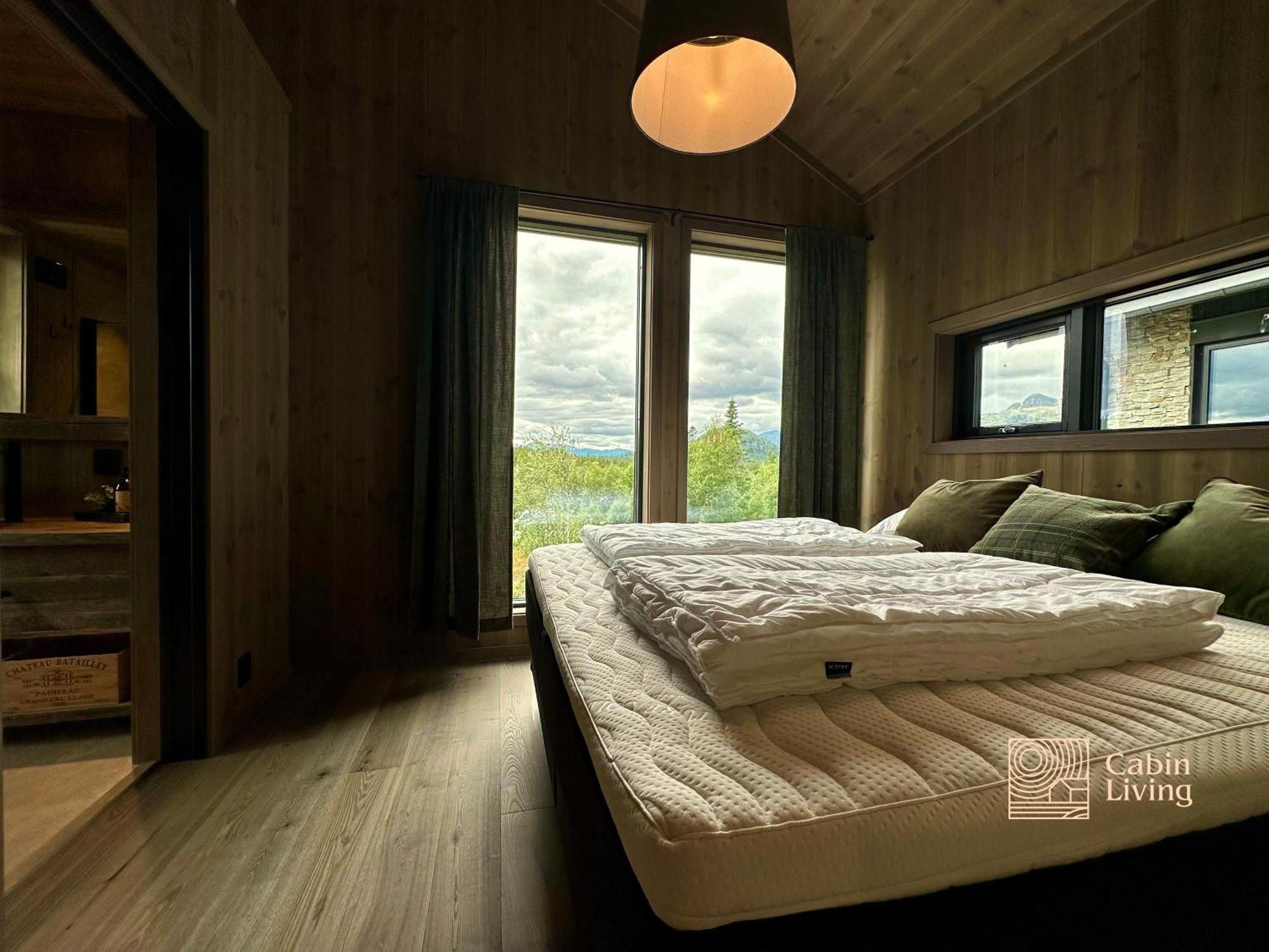 Brand New Cabin On The Sunny Side Of Gaustatoppen With A Great View Tuddal Ngoại thất bức ảnh