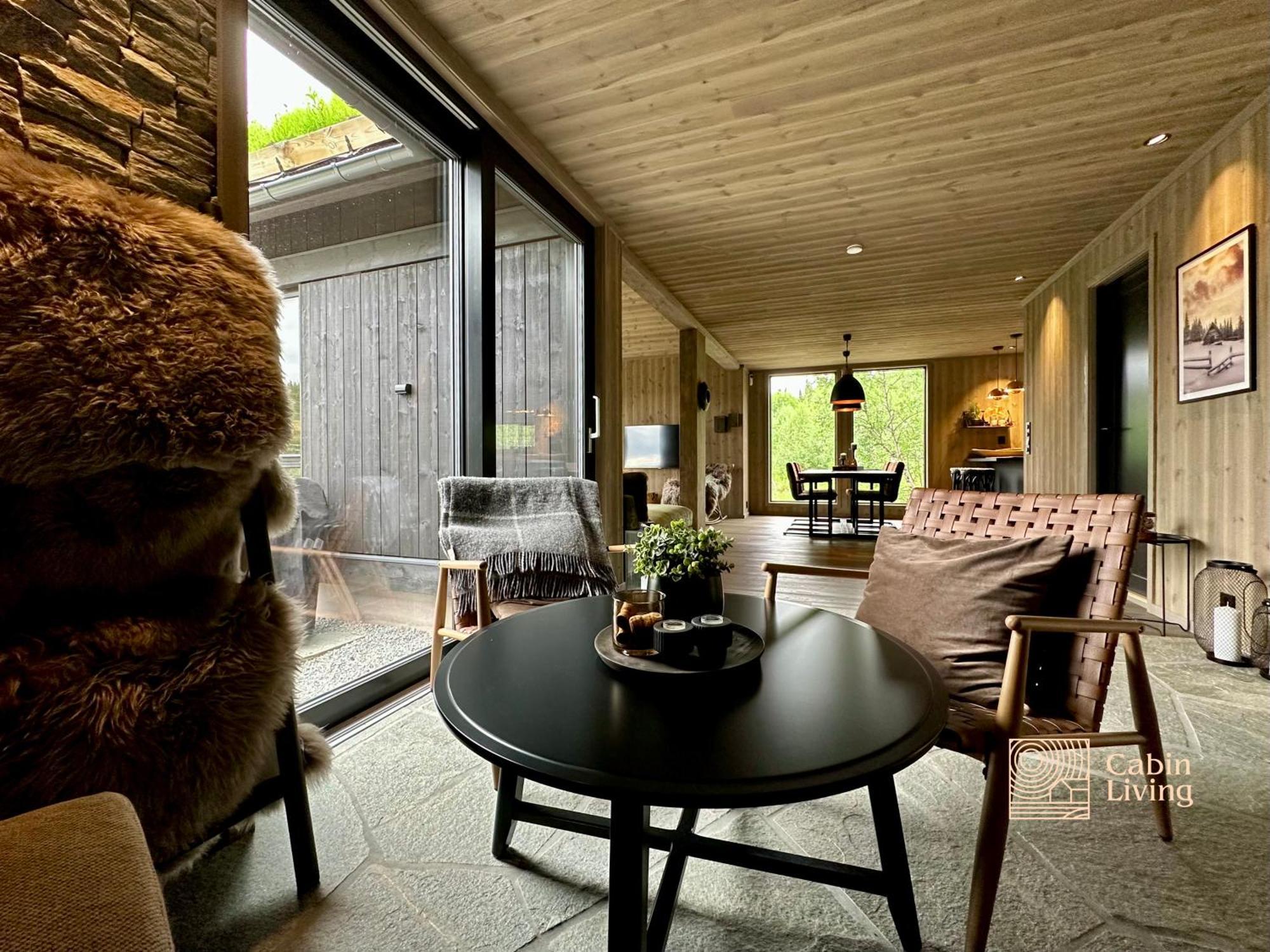 Brand New Cabin On The Sunny Side Of Gaustatoppen With A Great View Tuddal Ngoại thất bức ảnh